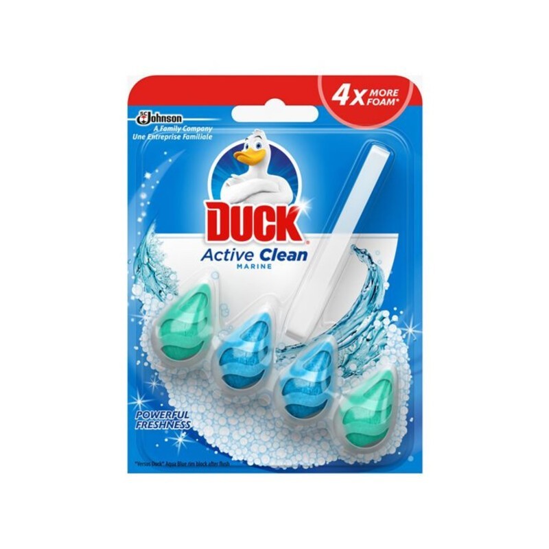 Odorizant Toaleta Duck Active Clean Marine 38.6 g