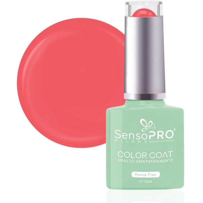 Oja Semipermanenta, 14 Blush Silk, SensoPRO Milano Hema Free, 10 ml