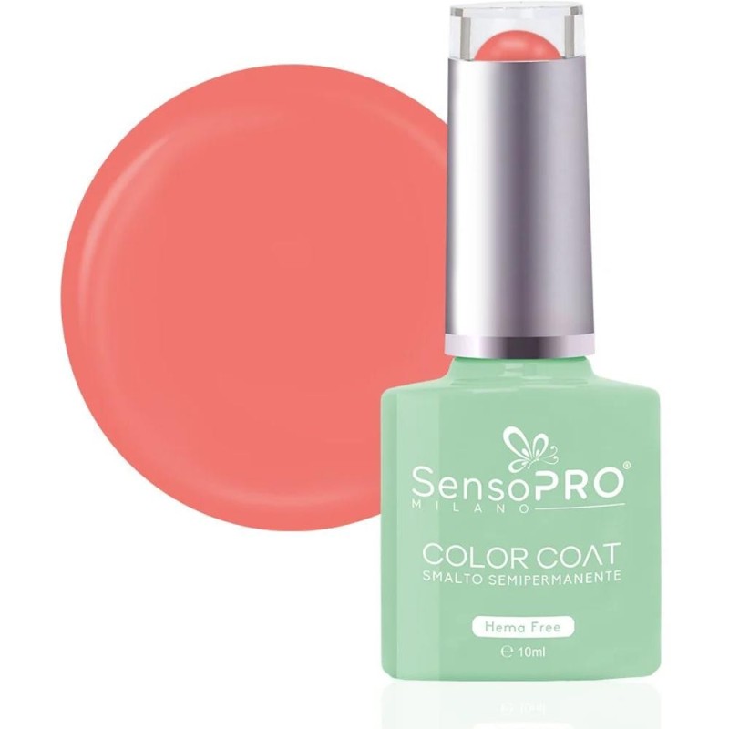 Oja Semipermanenta, 17 Peach Sorbet, SensoPRO Milano Hema Free, 10 ml
