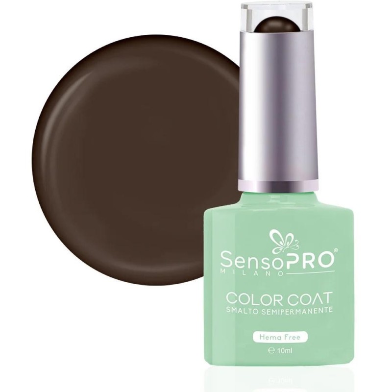 Oja Semipermanenta, 77 Spicy Chocolate, SensoPRO Milano Hema Free, 10 ml