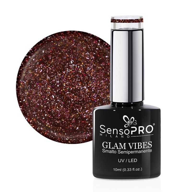 Oja Semipermanenta Glam Vibes SensoPRO Milano 10 ml, Pretty Reflection 35