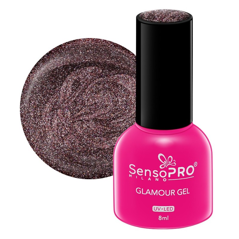 Oja Semipermanenta Glamour Gel SensoPRO Milano 8 ml, Beauty Bliss 72