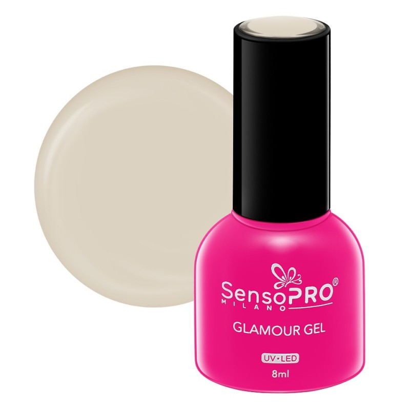 Oja Semipermanenta Glamour Gel SensoPRO Milano 8 ml, Capuccino Express 11