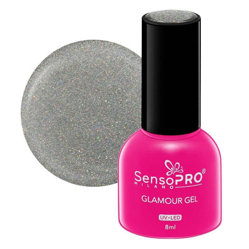 Oja Semipermanenta Glamour Gel SensoPRO Milano 8 ml, Forever Diamonds 111