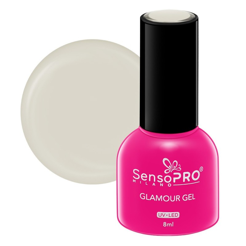 Oja Semipermanenta Glamour Gel SensoPRO Milano 8 ml, Glam Nude 27