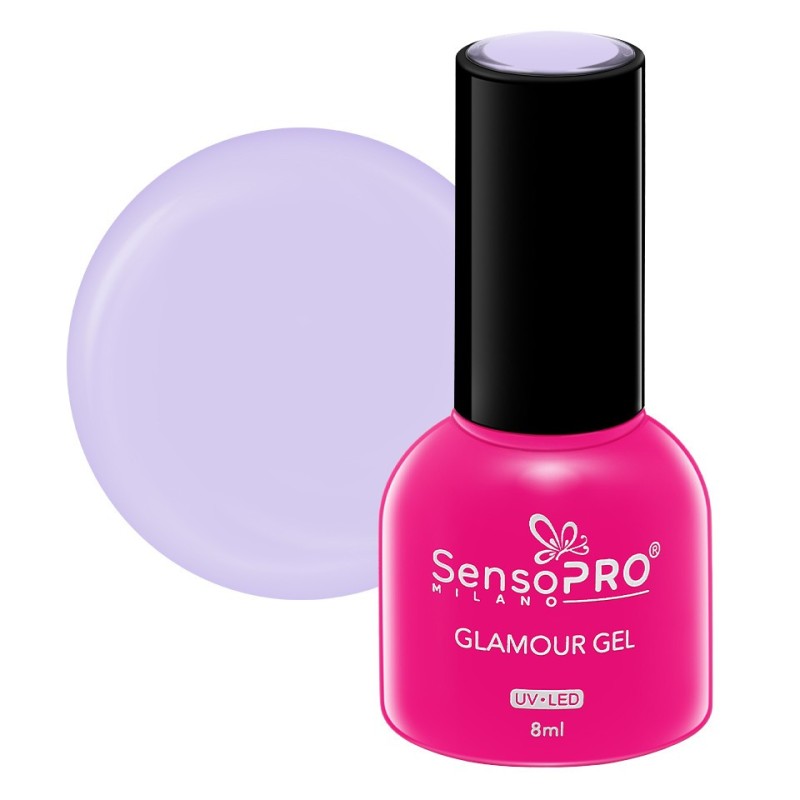 Oja Semipermanenta Glamour Gel SensoPRO Milano 8 ml, Lovely Lavender 44