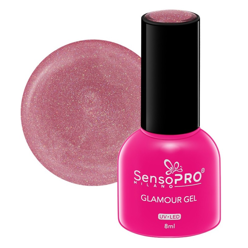 Oja Semipermanenta Glamour Gel SensoPRO Milano 8 ml, Sweet Addiction 114