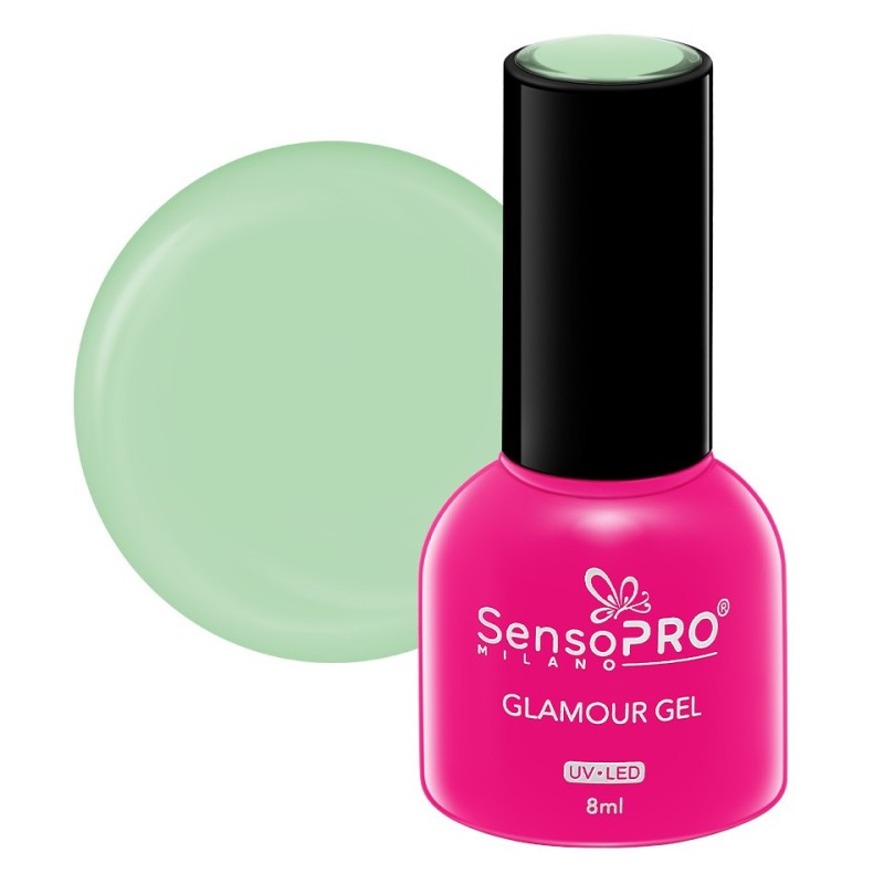 Oja Semipermanenta Glamour Gel SensoPRO Milano 8 ml, Sweet Mint 40