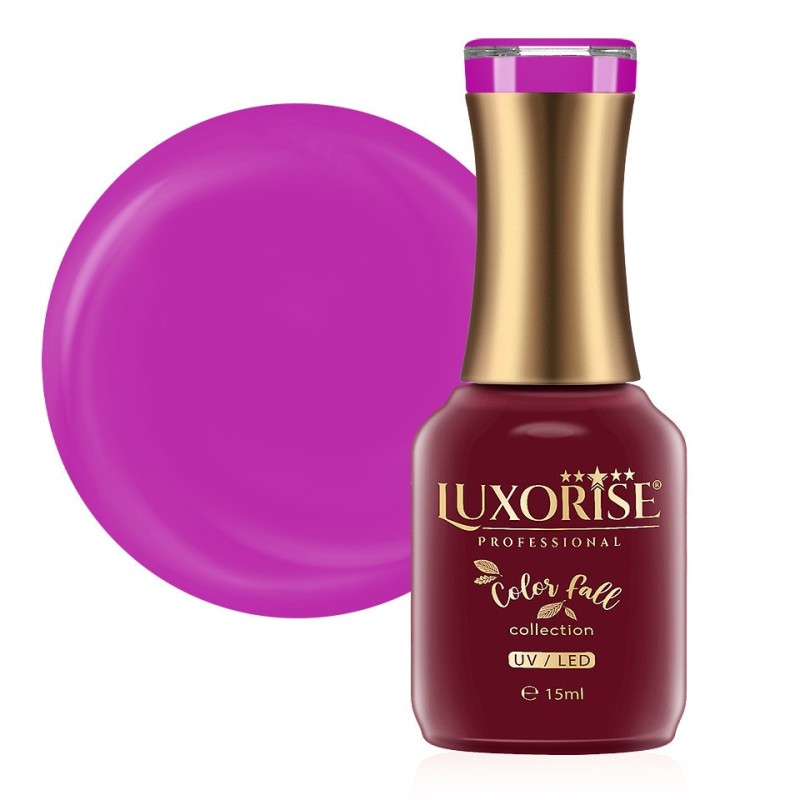 Oja Semipermanenta Luxorise Color Fall Collection, Magenta Bliss, 15 ml