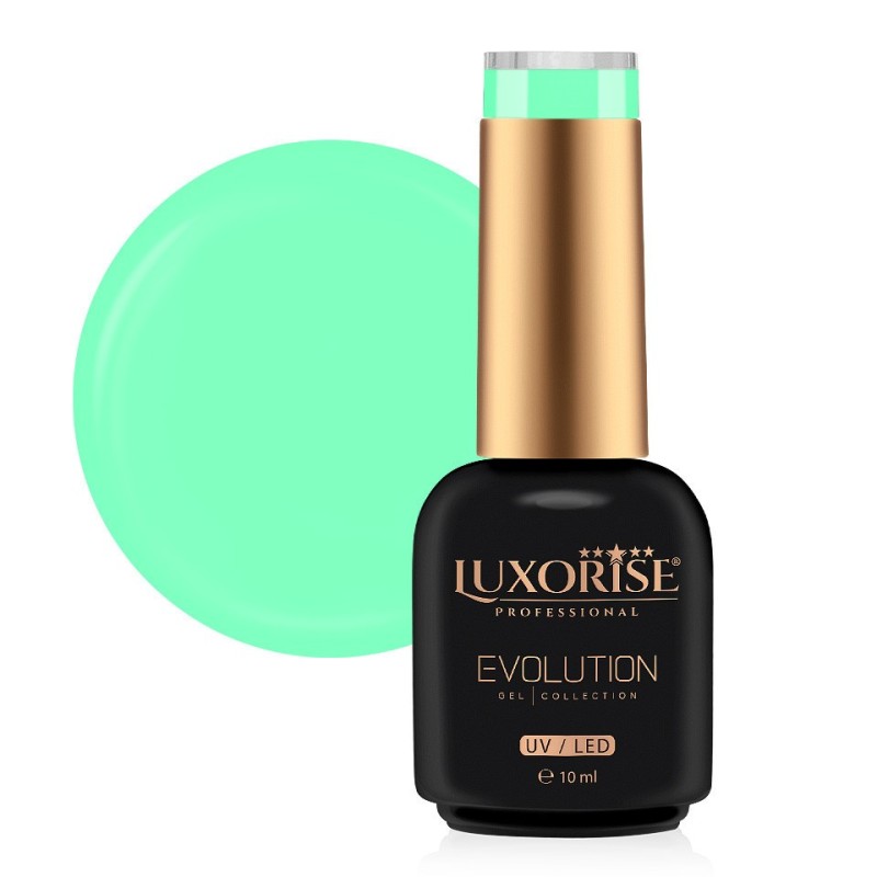 Oja Semipermanenta Luxorise Evolution, Neon Obsession, Electric Teal 10 ml