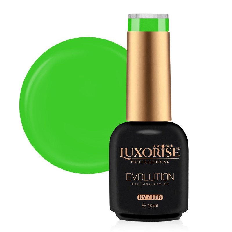 Oja Semipermanenta Luxorise Evolution, Neon Obsession, Turbo Green 10 ml