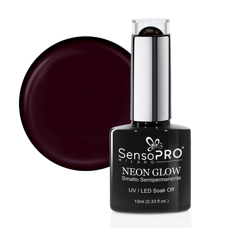 Oja Semipermanenta Neon Glow SensoPRO Milano, 47 Atomic Grape , 10 ml