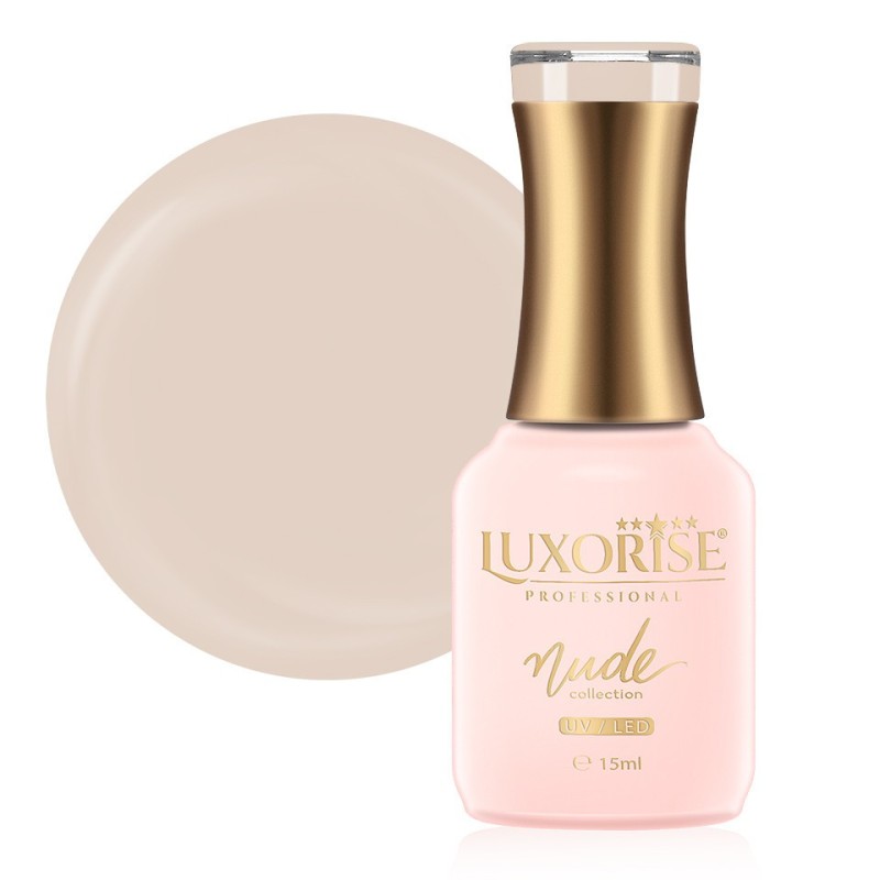 Oja Semipermanenta Nude Collection Luxorise, Almond Cream 15 ml