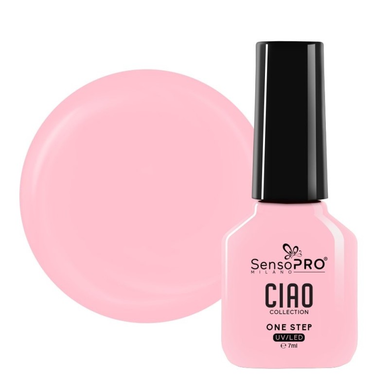 Oja Semipermanenta One Step, Bare Blush, SensoPRO Ciao Collection, 7 ml