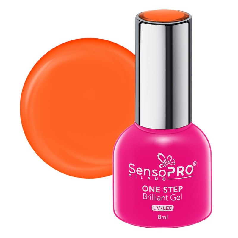 Oja Semipermanenta One Step Brilliant Gel SensoPRO Milano 8 ml, Hot Illusion 113