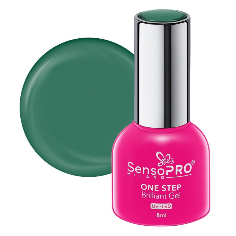 Oja Semipermanenta One Step Brilliant Gel SensoPRO Milano 8 ml, Spicy Green 54