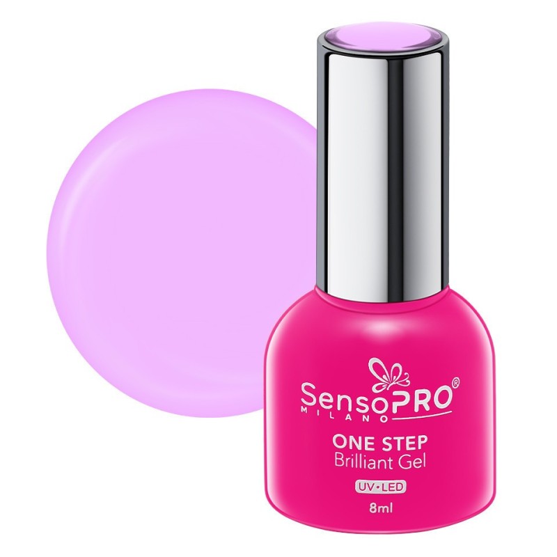 Oja Semipermanenta One Step Brilliant Gel SensoPRO Milano, 8 ml, Wedding Iris 90