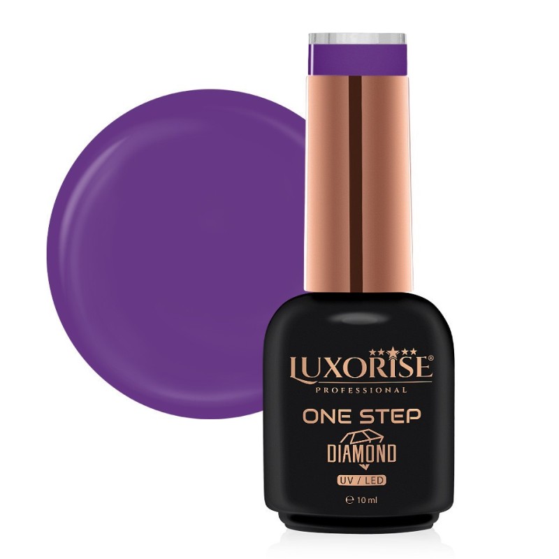 Oja Semipermanenta One Step, Diamond Plum Noir 10 ml, Luxorise