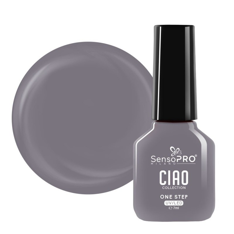 Oja Semipermanenta One Step, Gray Whisper, SensoPRO Ciao Collection, 7 ml