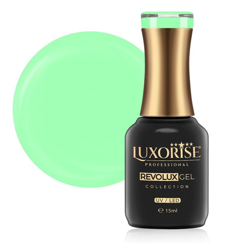 Oja Semipermanenta Revolux Luxorise, Atomic Green 15 ml