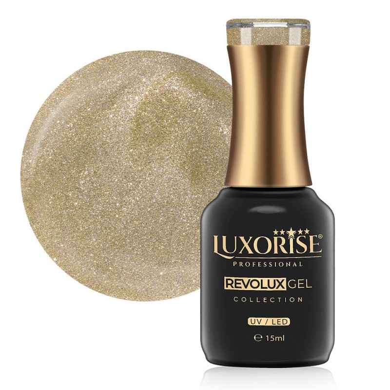 Oja Semipermanenta Revolux Luxorise, Golden Muse 15 ml
