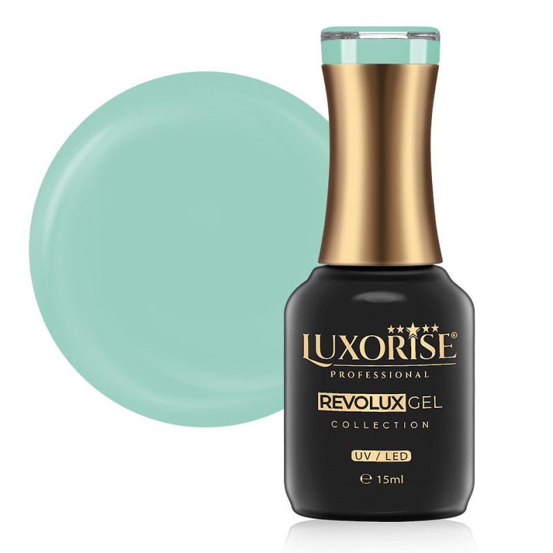 Oja Semipermanenta Revolux Luxorise, Green Mist 15 ml