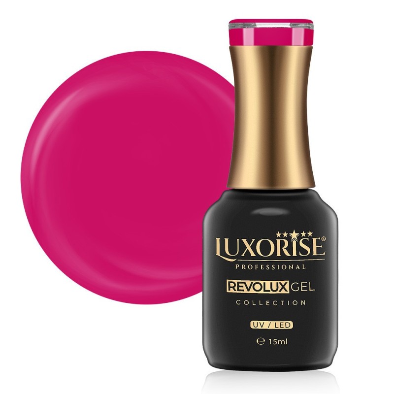Oja Semipermanenta Revolux Luxorise, Magenta Street 15 ml