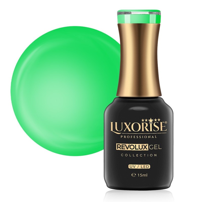 Oja Semipermanenta Revolux Luxorise, Rich Green 15 ml