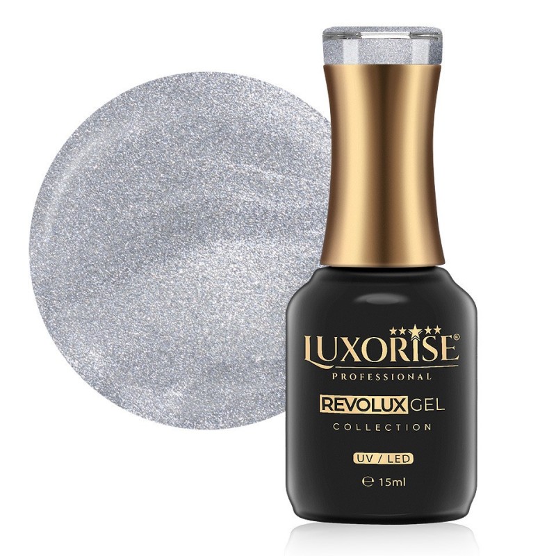 Oja Semipermanenta Revolux Luxorise, Silver Diva 15 ml