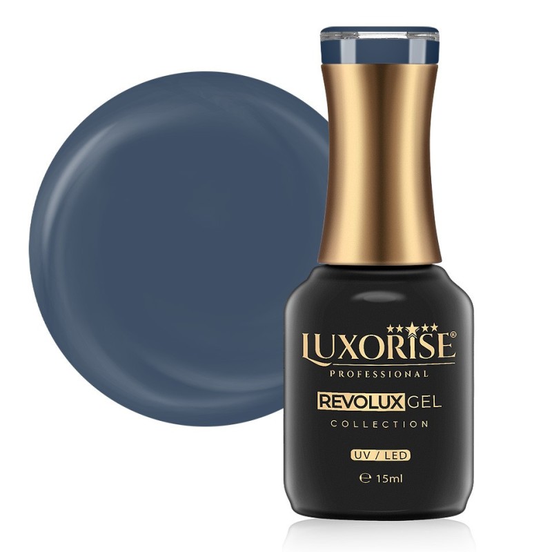 Oja Semipermanenta Revolux Luxorise, Steel Blue 15 ml