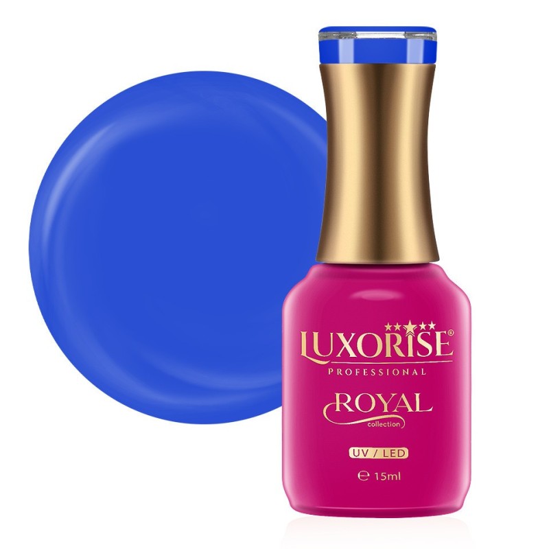 Oja Semipermanenta Royal Collection Luxorise, Royal Blue 15 ml