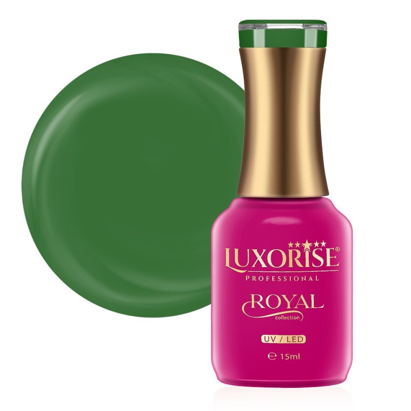 Oja Semipermanenta Royal Collection Luxorise, Royal Green 15 ml