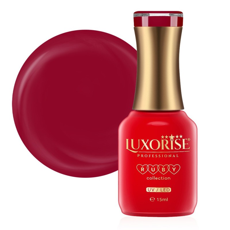 Oja Semipermanenta Ruby Collection Luxorise, Crazy Rose 15 ml