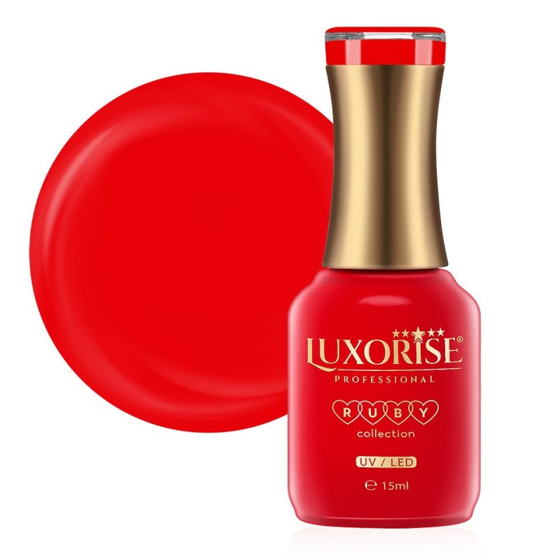 Oja Semipermanenta Ruby Collection Luxorise, Love Ferarri 15 ml