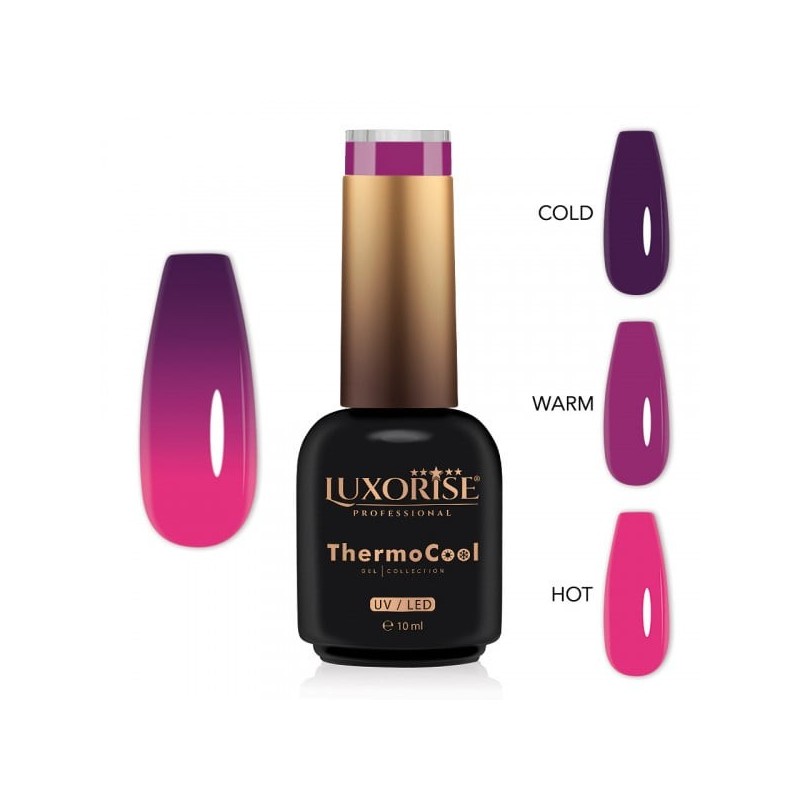 Oja Semipermanenta Termica 3 Culori Luxorise Thermocool, Candy Switch 10 ml