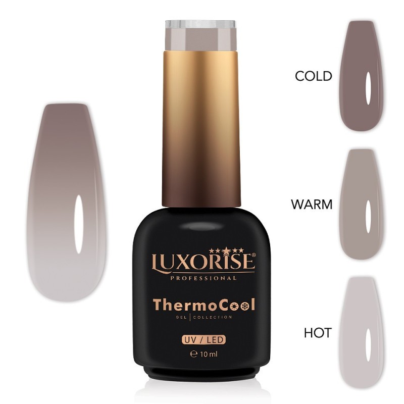 Oja Semipermanenta Termica 3 Culori Luxorise Thermocool, Cashmere Love 10 ml