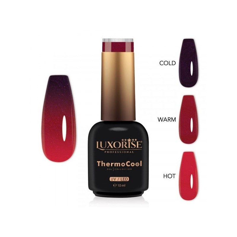 Oja Semipermanenta Termica 3 Culori Luxorise Thermocool, Chic Style 10 ml