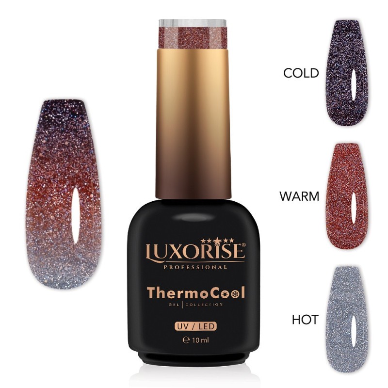Oja Semipermanenta Termica 3 Culori Luxorise Thermocool, Future Spark 10 ml