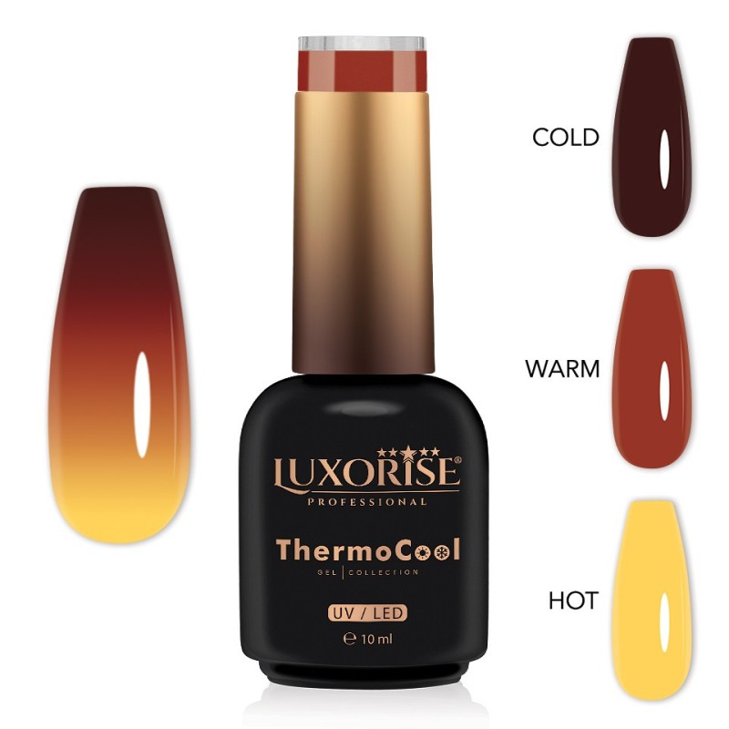 Oja Semipermanenta Termica 3 Culori Luxorise Thermocool, Misty Moon 10 ml