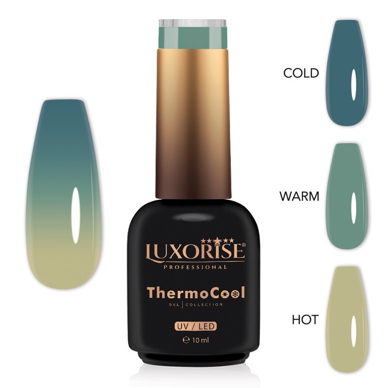 Oja Semipermanenta Termica 3 Culori Luxorise Thermocool, Summer Cocktail 10 ml
