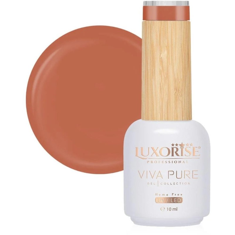 Oja Semipermanenta Viva Pure, Caramel Cream, Luxorise Hema Free, 10 ml