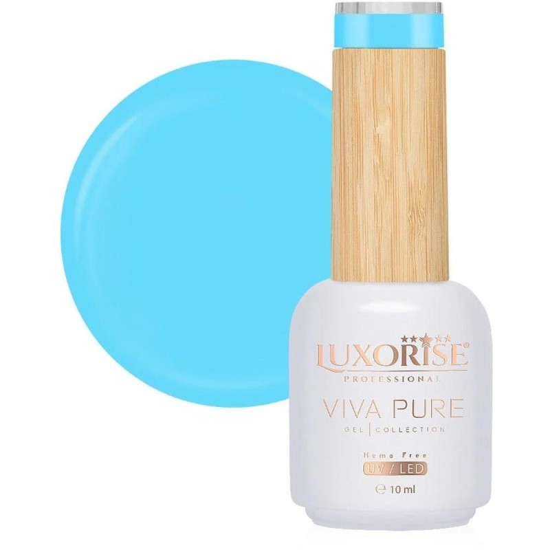 Oja Semipermanenta Viva Pure, Teal Lollipop, Luxorise Hema Free, 10 ml