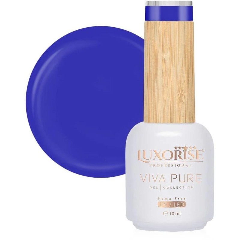 Oja Semipermanenta Viva Pure, Ultramarine Vibe, Luxorise Hema Free, 10 ml