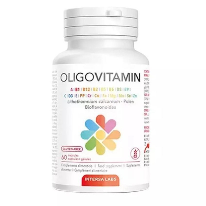 Oligovitamin, 60 Capsule, 36 g, Dieteticos Intersa