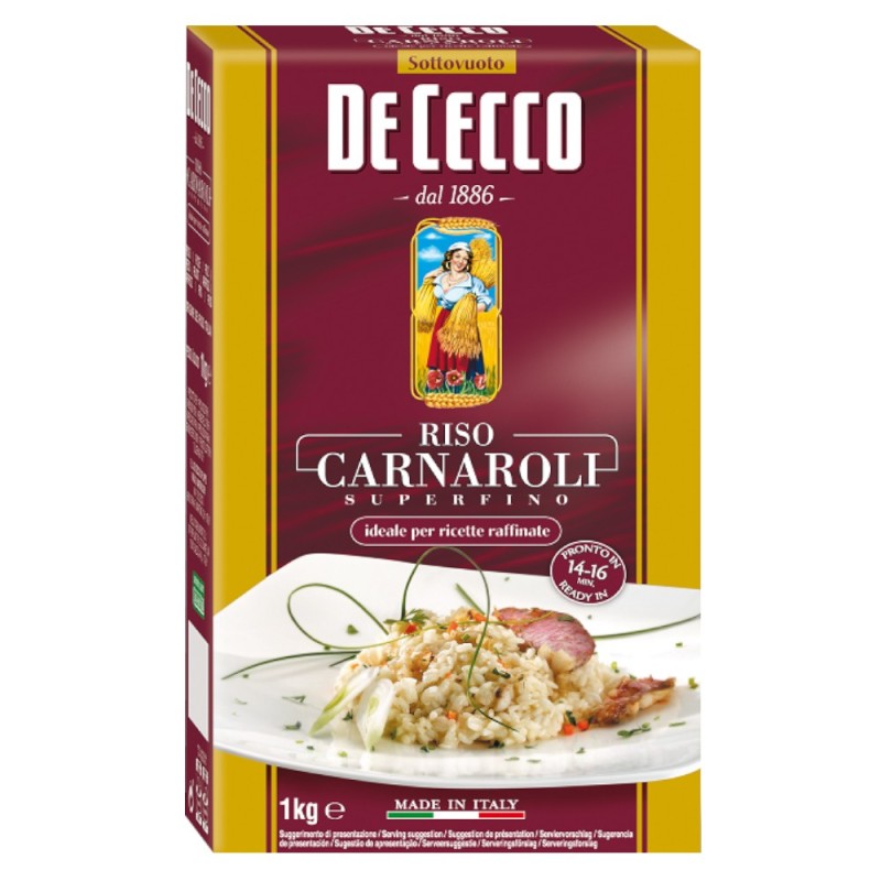 Orez Carnaroli, De Cecco, 1 Kg