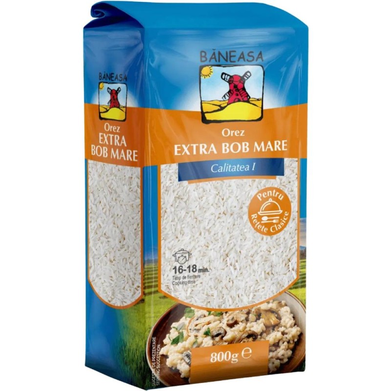 Orez Extra Bob Mare Baneasa, 800 g