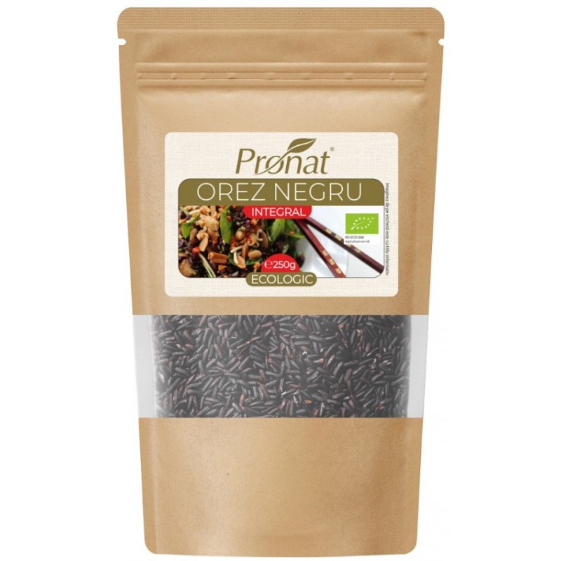 Orez Negru Integral BIO, 250 g, Pronat