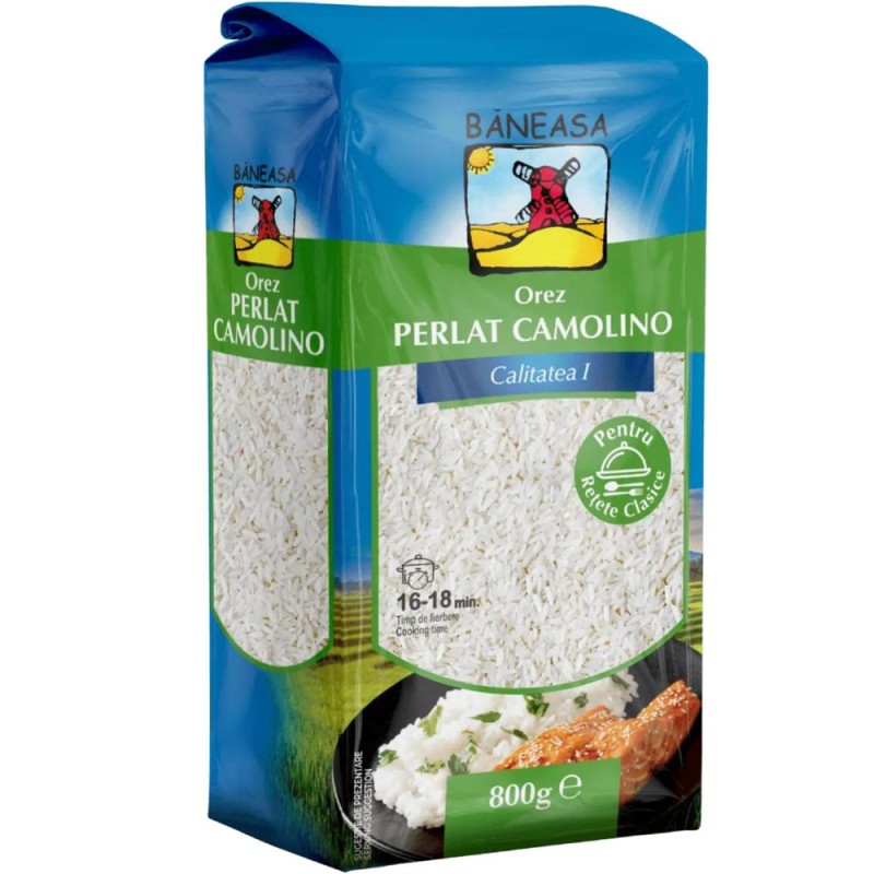 Orez Perlat Camolino Baneasa, 800 g
