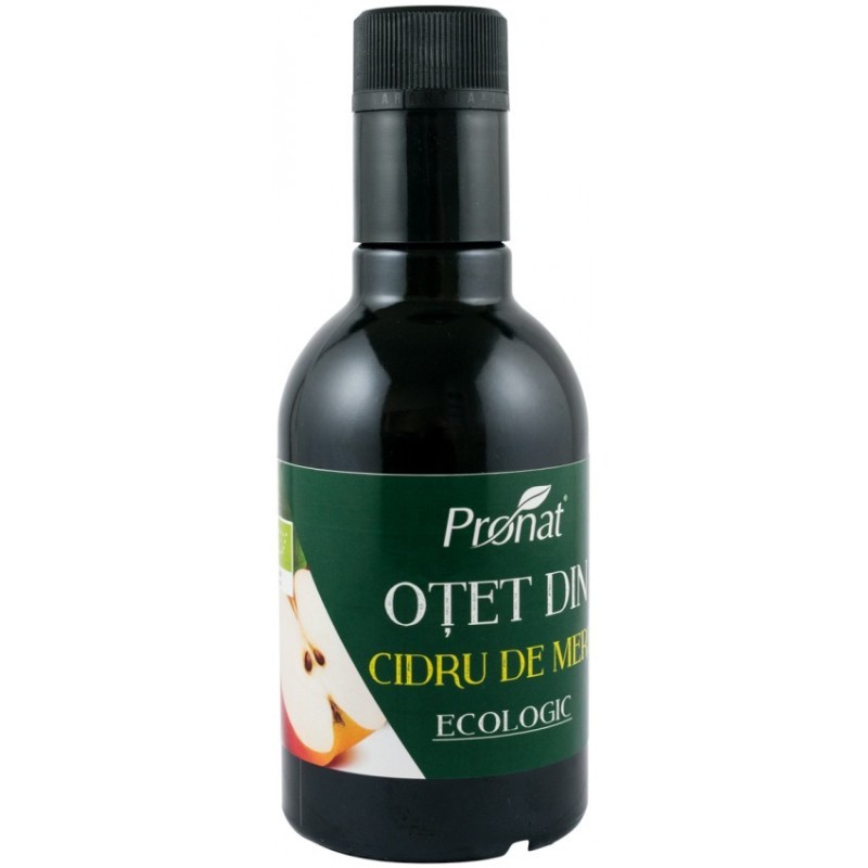 Otet BIO din Cidru de Mere 5% Aciditate, 250 ml, Pronat