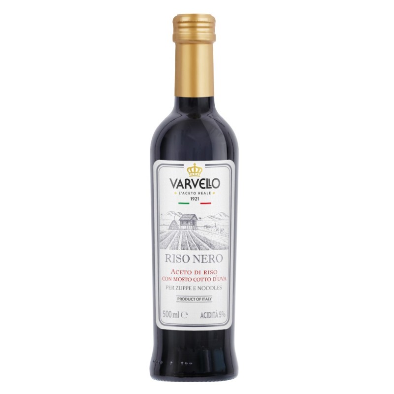 Otet din Orez Negru Integral, Varvello, 500 ml